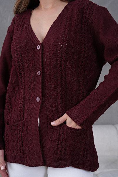 Lamierra Knitwear Mother Wool Cardigan