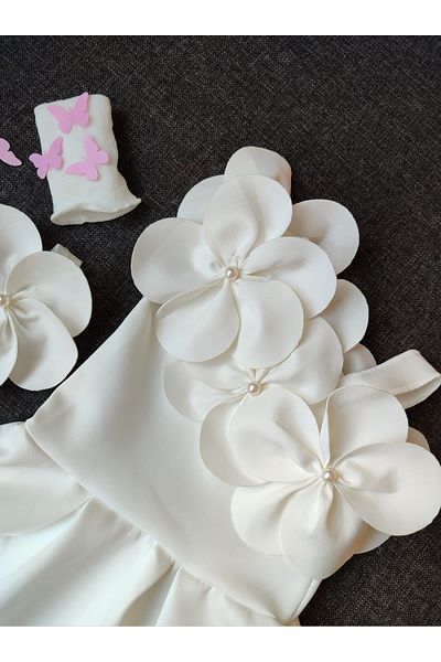 ayasofia kids White Floral Dress