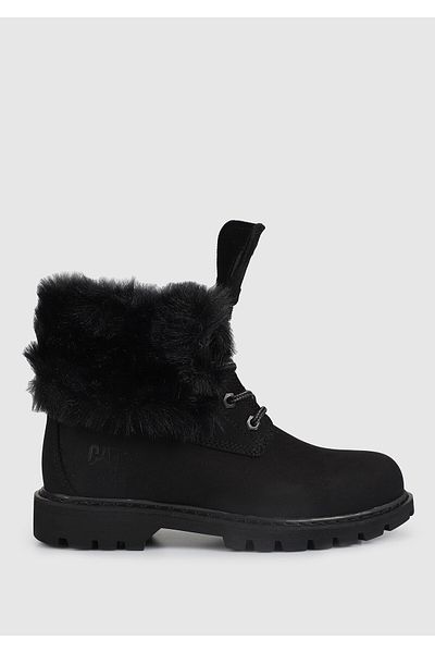 Caterpillar Fur Utah Black Women's Boots 015z101184
