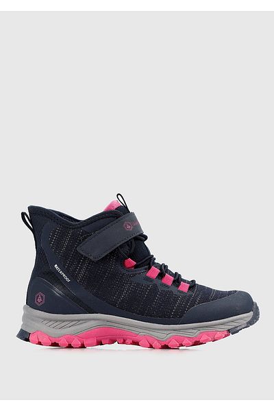 Hammer Jack Tega Waterproof Navy Blue Fuchsia Outdoor Boy Boots