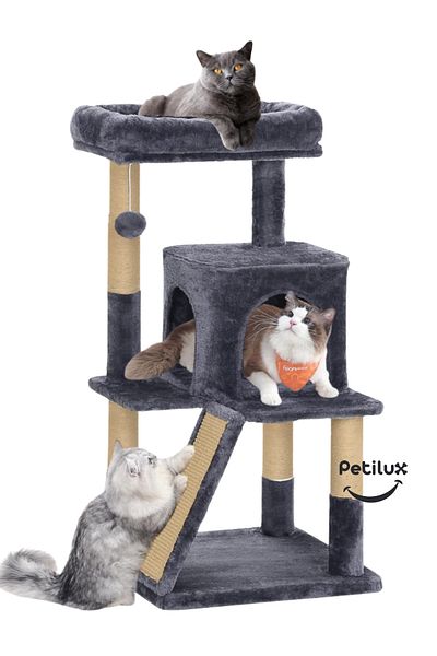 Petilux Decorative Cat Scratching House with Terrace