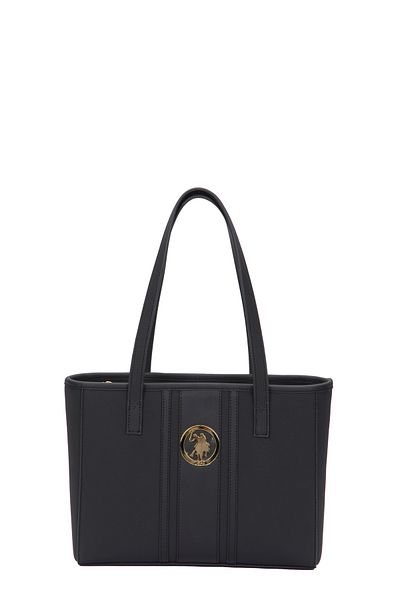 U.S. Polo Assn. Black-Black Women's Shoulder Bag Us8029