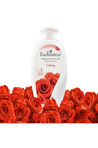 ENCHANTEUR جل استحمام جذاب 250 مل - غسول للجسم فاخر برائحة الورد والياسمين