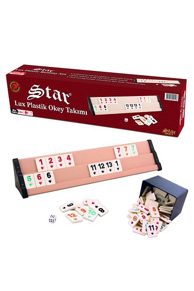 Star Okey Luxury Star Plastic Okey Set