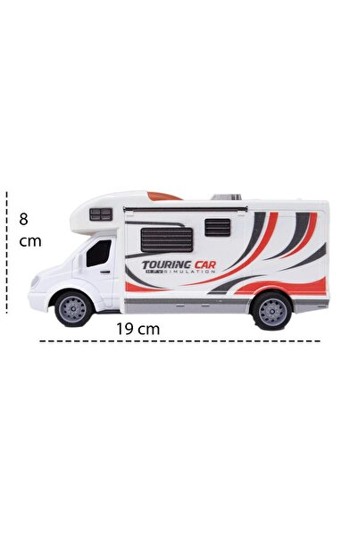 Salamandra SALAMANDRA KIDS® Plastic Toy Caravan with Full Function Remote Control, White/Gray