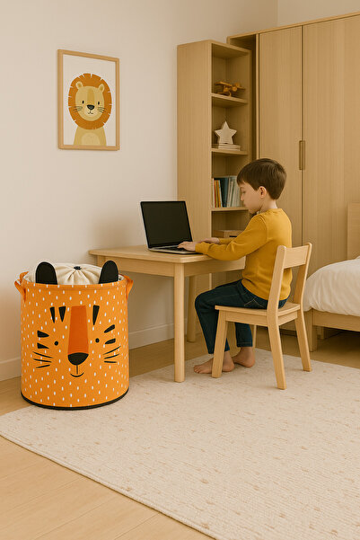 LUXWAY HOME Πτυσσόμενο καλάθι οργάνωσης με διχτυωτό δίχτυ - 37X40 για παιχνίδ...