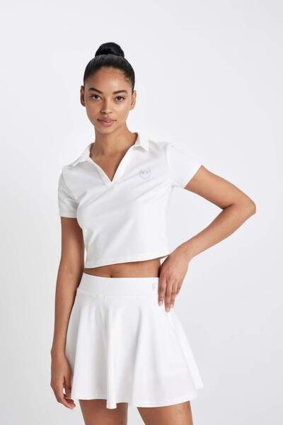 DeFacto DeFactoFit Standard Fit Polo Neck Sportsman κοντομάνικο μπλουζάκι πόλο B4573AX24SP