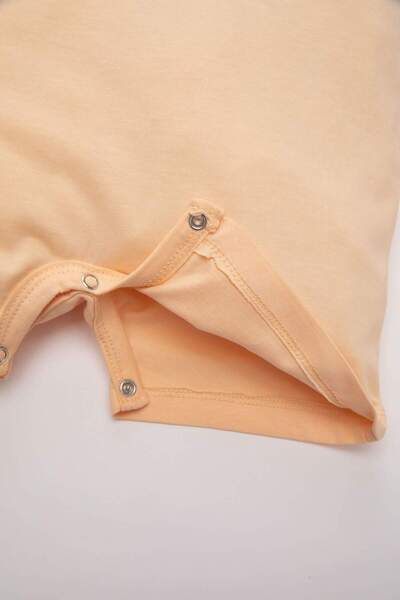 DeFacto Baby Boy Newborn Vehicle Printed Combed Cotton 2-Piece Short Sleeve Jumpsuit C8830A524Hs