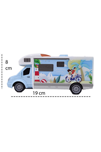 Salamandra SALAMANDRA KIDS® Full-Function Remote Control Plastic Toy Caravan, White/Blue