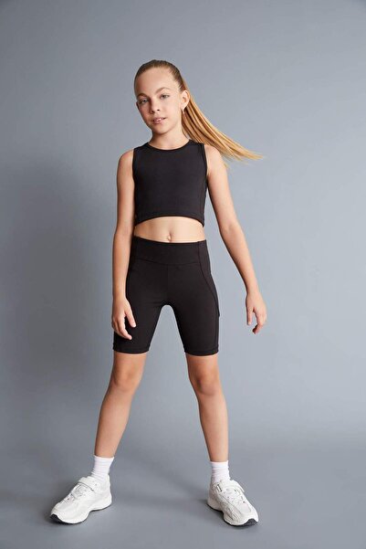 DeFacto Girl's Biker Tights - D1969A824HS Model
