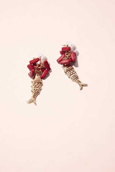 DeFacto أقراط ذهبية نسائية F4077AXNS