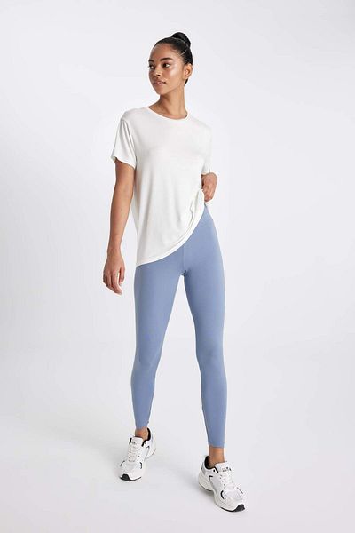 DeFacto DefactoFit Leggings de fitness cu talie înaltă, elastice, de bază, drepte B4147AX24SP