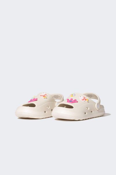 DeFacto Girl's Single Strap High Sole Slippers B8592A824Sm