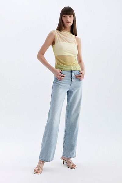 DeFacto Degaje Collar Slim Fit Tulle Athlete - C9322ax24sm