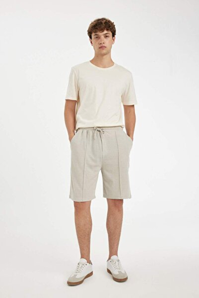 DeFacto Relax Fit Combed Cotton Bermuda Shorts D4760Ax24Hs