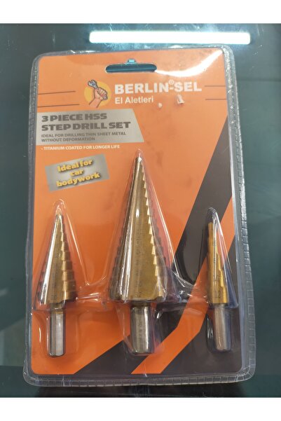 Demirhan Demir Delme Uc Seti 3 Parça Kademeli Matkap Ucu