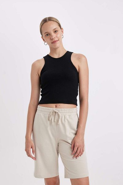 DeFacto Regular Fit Rib Tank-Fall in Love A8963Ax24Hs