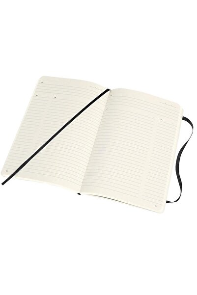 Moleskine Pro Notebook Black Soft Cover - Striped (13X21)