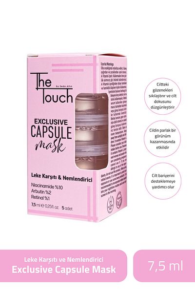 The Touch By Seda Altın Anti-Blemish and Moisturizing Exclusive Capsule Mask 5 Pieces
