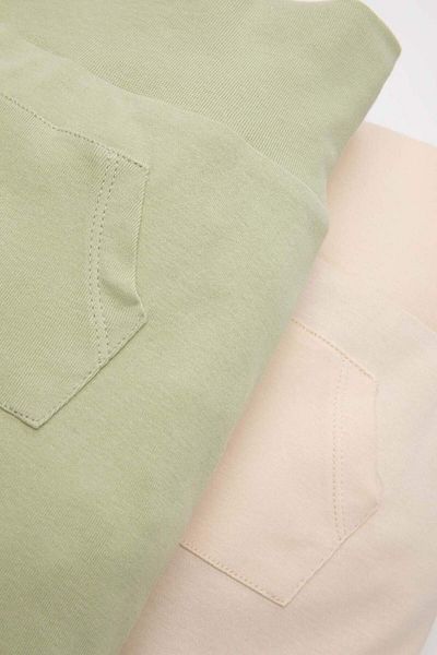 DeFacto Set of 2 Ribbed Shorts for Baby Boy - C4356a5bg286mc