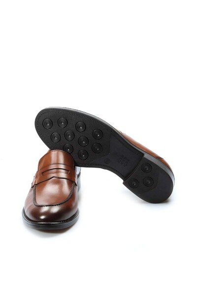 TUGERDİ جلد طبيعي تان الحرارية جودة الوحيد أحذية رجالية كلاسيكية TG09701131425 ب