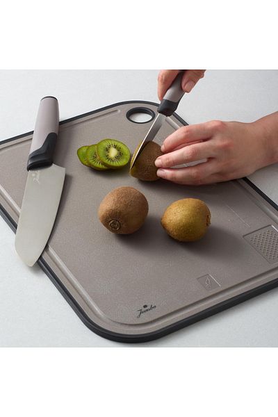 Jumbo Smart Gray Cutting Board Set