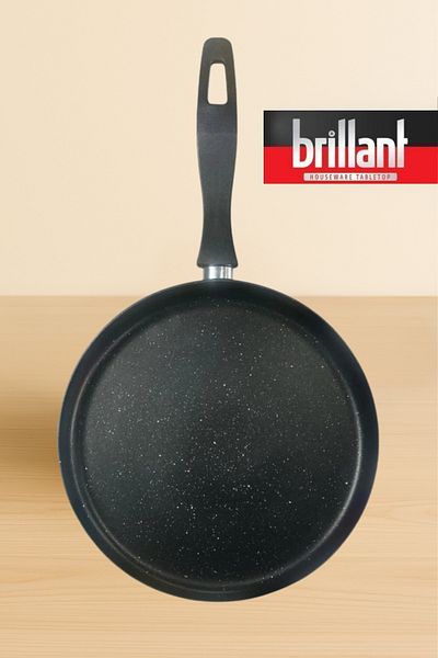 Brillant Cast Crepe Pan 26 cm – Black