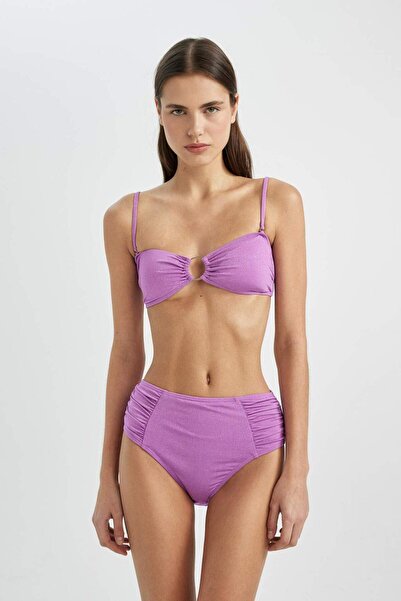 DeFacto Regular Fit Yüksek Bel Bikini Altı-Fall in Love B7469AX24SM