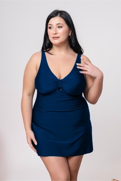 LUPEN KUMSAL Lacivert Etekli Mayo