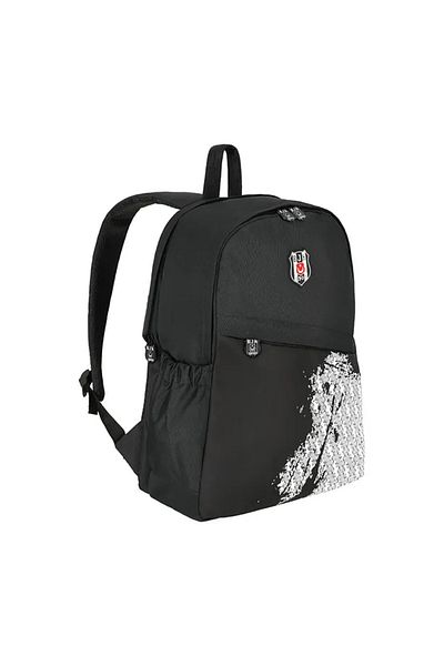 Beşiktaş Rucsac de școală pentru fani cu licență, cu detaliu logo argintiu 25336