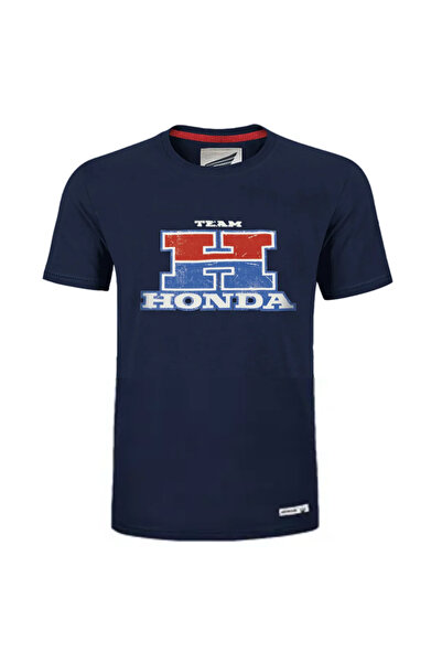 Honda H Logolu Lacivert T-Shirt - HNDA Sağlam