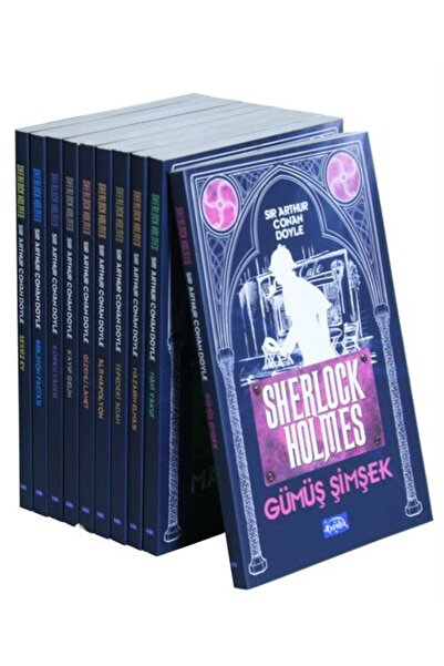 Parıltı Yayınları Sherlock Holmes Kitapları Bütün Hikayeler 10 Kitap Set
