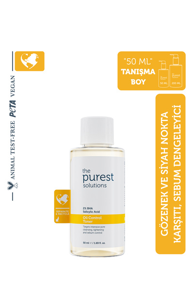 The Purest Solutions Tanışma Boy Siyah Nokta Karşıtı, Gözenek Sıkılaştırıcı S...