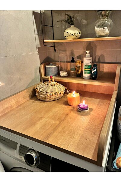 TNCN Mobilya Çamaşır Makinesi Üstü Düzenleyici - Tek Makine Uyumlu