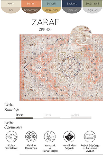 Cool Halı Zaraf Orange Classic Round Ethnic Pattern Vintage Carpet Living Room Hall Thin Summer Carpet