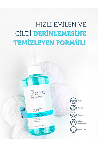 The Purest Solutions Arındırıcı Nemlendirici Bakım Seti