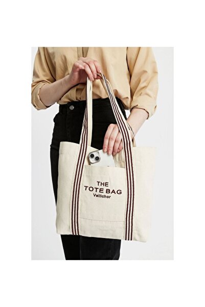 VELLICHOR Canvas Shoulder Bag/ Red