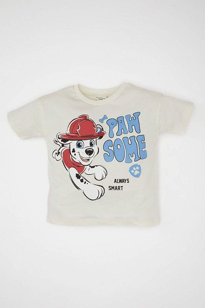 DeFacto Baby Boy Paw Patrol Crew Neck Short Sleeve T-Shirt C7713A524Sm