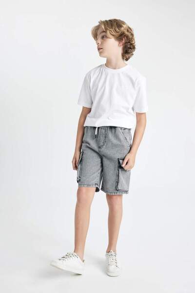 DeFacto Erkek Çocuk Jean Şort C0578A824HS