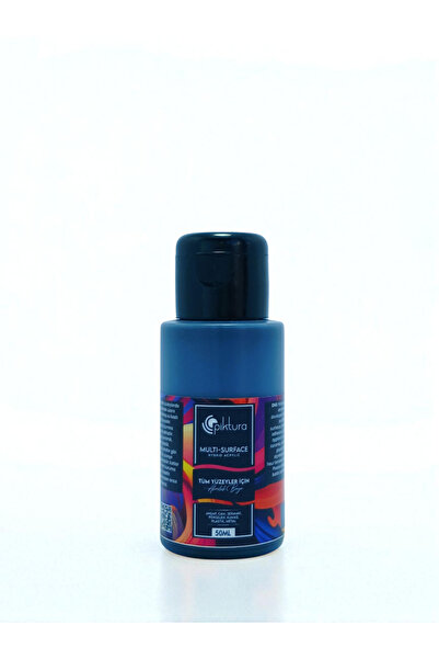 Piktura Akrilik Multisurface Boya 50ml Siyah