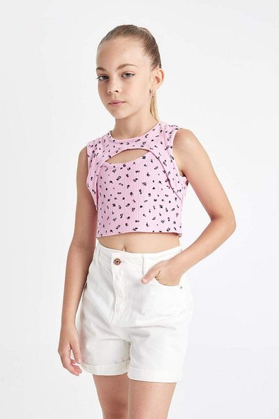 DeFacto Tricou cu model pentru fete C5278A824SM
