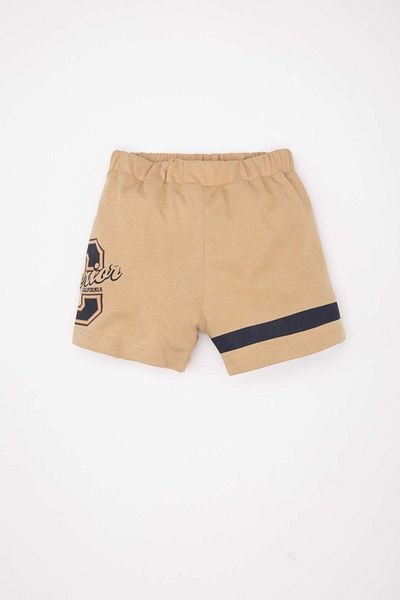 DeFacto Baby Boy 2 Piece Set Crew Neck Printed Short Sleeve T-Shirt Shorts C5854A524Sm