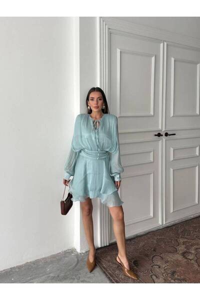 MAXMOOR Herper Elbise Mint- 3048