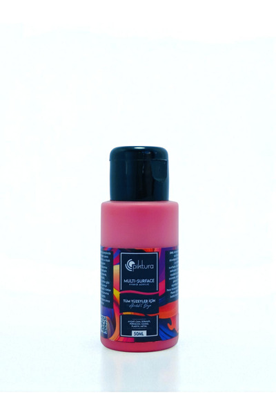Piktura Akrilik Multisurface Boya 50ml Kiraz Kırmızı