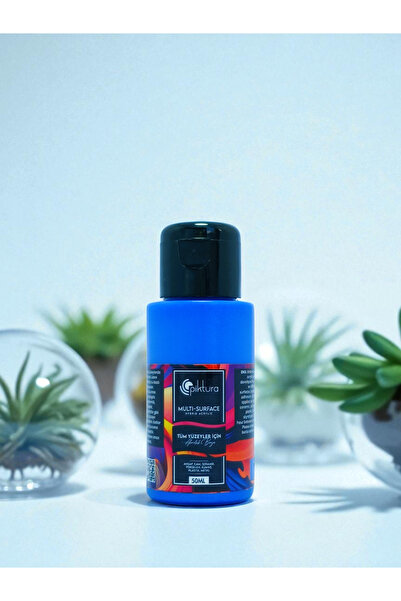 Piktura Akrilik Multisurface Boya 50ml Mavi İnci