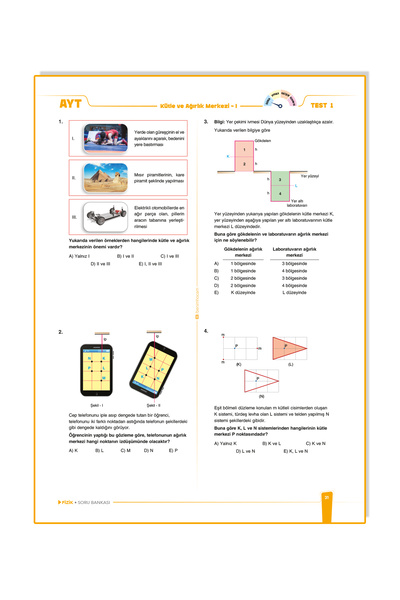 Benim Hocam Yayınları 2026 Ayt Fizik Soru Bankası