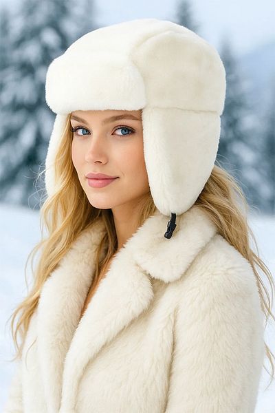 BAHELS Clip-on Beanie Hat with Plush Ears