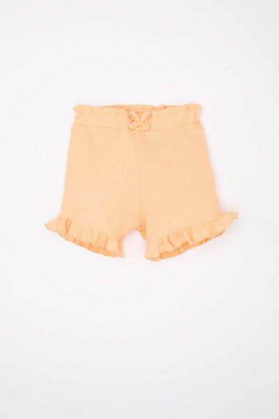 DeFacto Waffle Patterned Baby Girl Shorts - Comfort Fit A8043A524SM