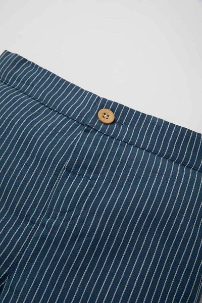 DeFacto Pantaloni scurți din poplin cu dungi pentru bebeluși C5248A524SM