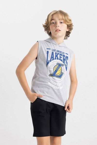 DeFacto Men's Nba Los Angeles Lakers Athlete C4450A824Hs - Hooded